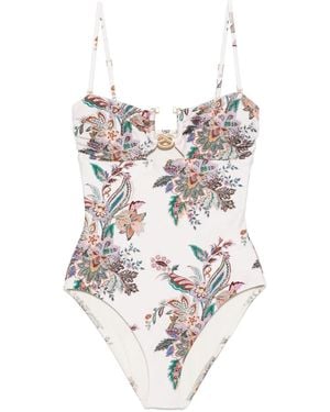 Zimmermann Rhiannon ワンピース水着 - ホワイト