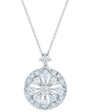 Kwiat Collier En Or Blanc 18Ct À Pendentif Étoile - Métallisé