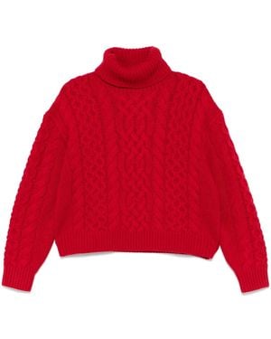 Polo Ralph Lauren ケーブルニット セーター - レッド