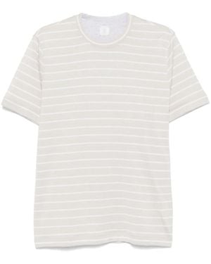 Eleventy Striped T-Shirt - White