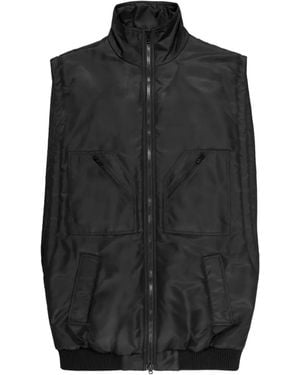 MM6 by Maison Margiela Zip-Up Gilet - Black
