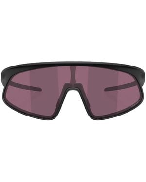Oakley Rslv 141 Geometric-Frame Sunglasses - Purple