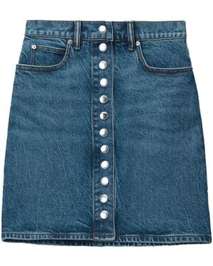 Alexander Wang デニム ミニスカート - ブルー