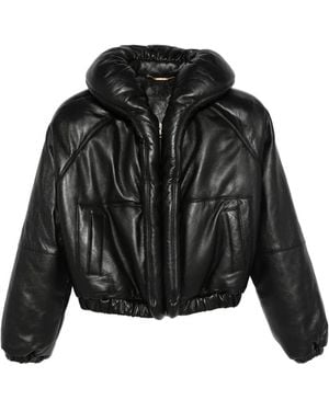 Chloé Padded Leather Jacket - Black