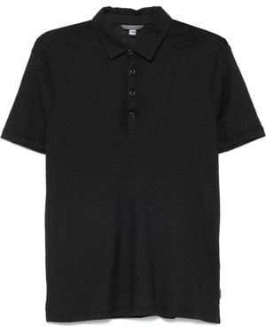 John Varvatos Alvaro ジャカード ポロシャツ - ブラック