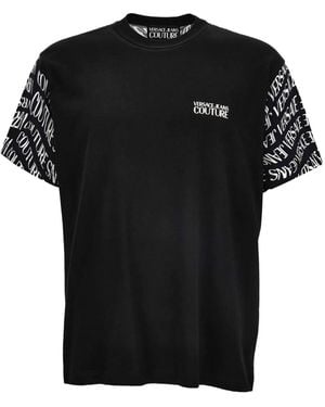 Versace Jeans Couture Liquify ロゴ Tシャツ - ブラック