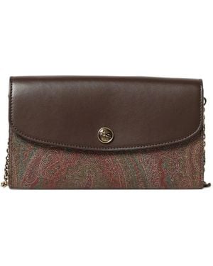 Etro Paisley Shoulder Bag - Brown
