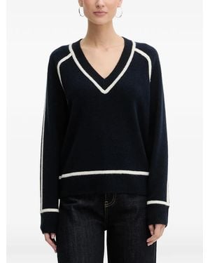 From Future V-Neck Jumper - Black