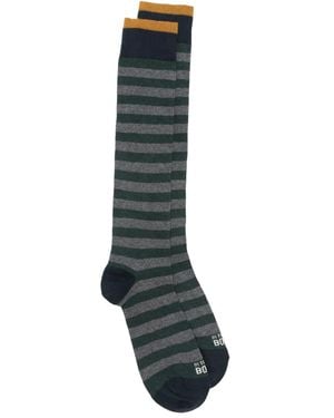In The Box Striped Socks - Gray
