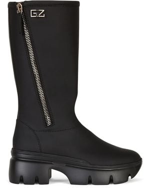 Giuseppe Zanotti Rexana ジップアップ ブーツ - ブラック