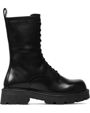 Vagabond Shoemakers Cosmo 2.0 Lace-Up Platform Boots - Black