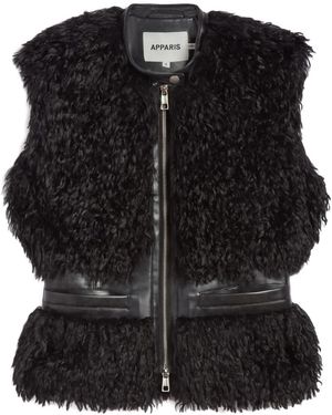 Apparis Cleo Zip Vest - Black