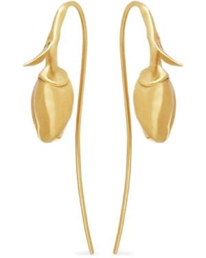 Erdem Bloom Loop Earrings - Metallic