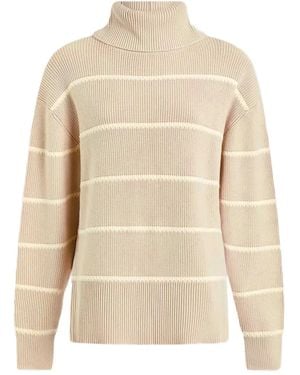Varley Jersey De Canalé Con Cuello Alto - Neutro