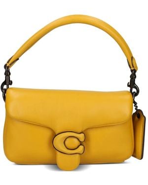 COACH Mini Pillow Tabby Crossbody Bag - Yellow