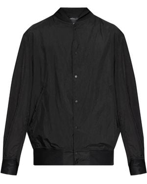 Y-3 Collegiate Ribbed Bomber Jacket - Black