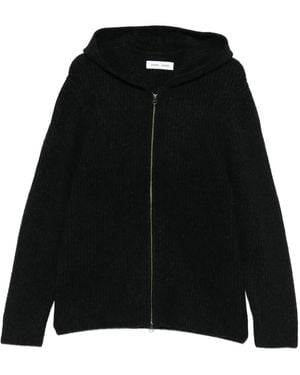 Samsøe & Samsøe Felpa Con Cappuccio E Zip - Nero