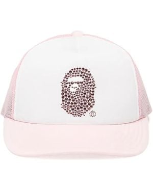 A Bathing Ape Cappello Da Baseball - Rosa