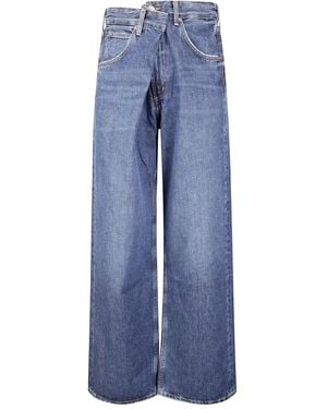 Agolde Vana Jeans Met Vijf Zakken - Blauw