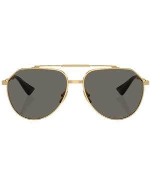 Dolce & Gabbana Stefano パイロット サングラス - グレー