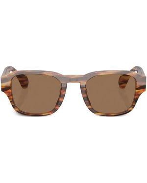 Alain Mikli Rectangle-Frame Sunglasses - Brown