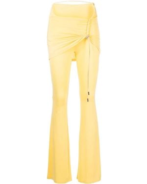 Jacquemus Espelho Foldover Drawcord Trousers - Yellow