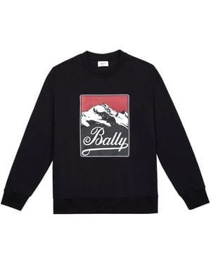 パーカー・フーディ BALLY CURLING SS23 SWEATSHIRT WITH PRINT (MCC00U_CO122U897) CIRCLE ROOTS Unisex Heavyweight Fleece Pullover Hoodie