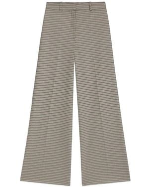 HUGO Patterned Tailored Pants - Grey