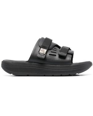 Suicoke Sandalen Mit Klettverschluss - Schwarz