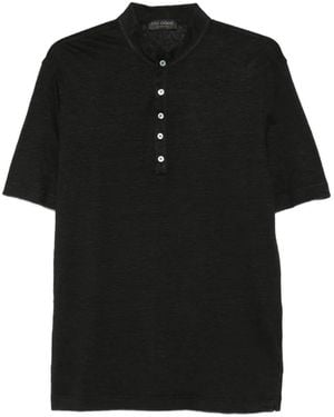 Dell'Oglio Chemise Boutonnée À Manches Courtes - Black