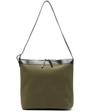 A.P.C. Vera Maxi Two-Tone Shoulder Bag - Green
