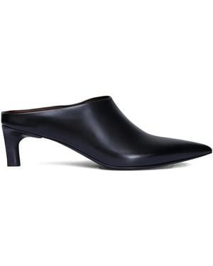 Marsèll Mules Con Puntera En Punta - Negro