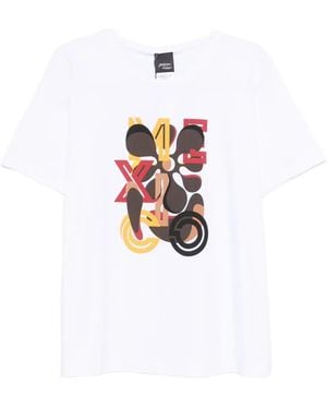 Marina Rinaldi Crew-Neck T-Shirt - White