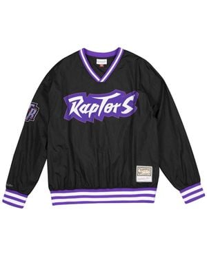 Mitchell & Ness Neon World "Nba Toronto Raptors" Pullover - Blue