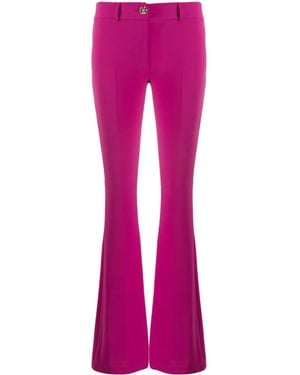 Philipp Plein Flared Pants - Purple