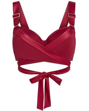 Marlies Dekkers Top Bikini A Balconcino - Rosso