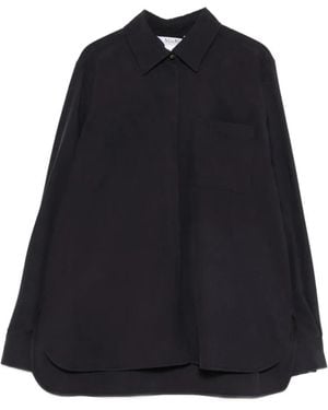 Max Mara Breast-Pocket Long-Sleeve Shirt - Black