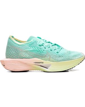 Nike Zoomx Vaporfly 3 "Mint Foam/Sunset Tint/Barely Volt/Sail" Sneakers - Green