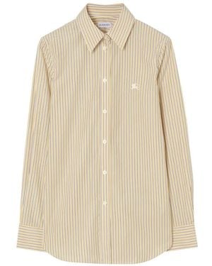 Burberry Slim-Fit Cotton Formal Shirt - White