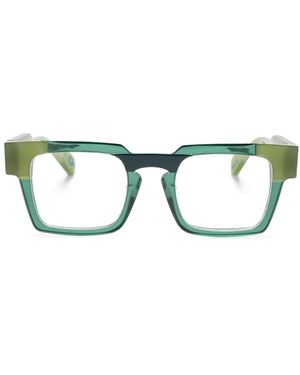 Etnia Barcelona Square-Frame Glasses - Green