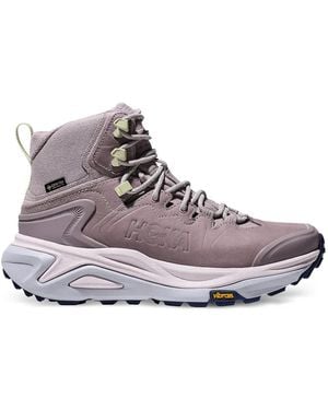 Hoka One One Kaha 3 Mid Gore-Tex Top Lace-Up Trainers - Purple