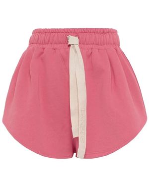 Laneus Short De Sport À Lien De Resserrage - Pink