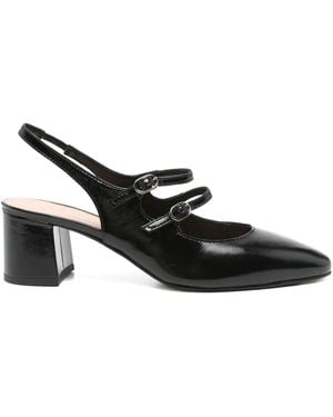 Julie Dee 65Mm Slingback Court Shoes - Black