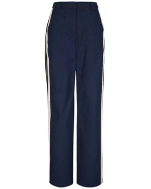 Twp Isabelle Side-Stripe Pants - Blue