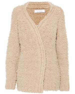 Liska V-neck long-sleeve cardigan - Neutro