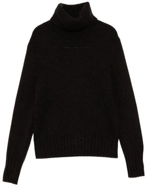 N.Peal Cashmere Pull Hazel - Noir