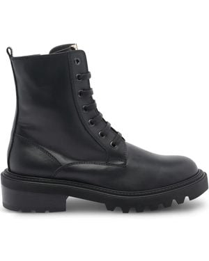 Via Roma 15 50Mm Lace-Up Zip Boots - Black