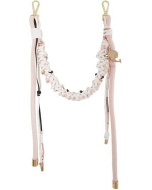 PUCCI Braid-Tuburals Belt - White