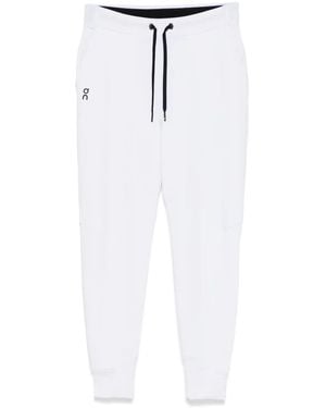 On Shoes Pantaloni Sportivi Con Stampa - Bianco