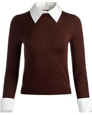 Alice + Olivia Porla Collared Sweater